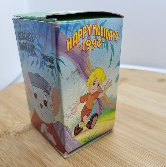 Disney Bernard and Bianca Rescuers Down Under McDonalds Flocked Ornaments - Picture 10 of 10